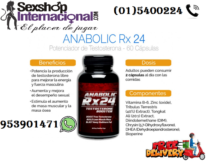 AUMENTA EL TAMÑO DE TU MIEMBRO - ANABOLIC RX24